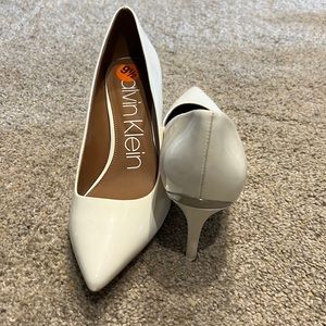 Brand new Calvin Klein white Heels